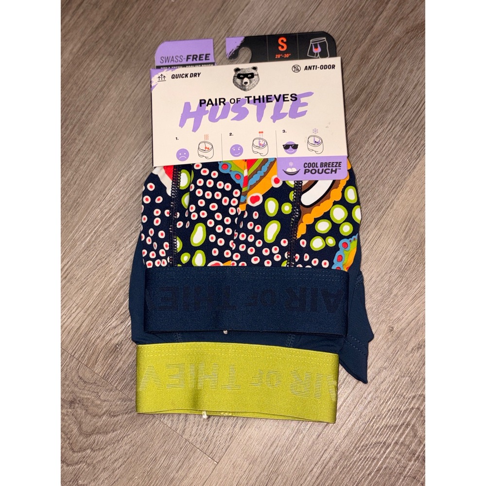 Pair of Thieves Hustle Boxer Briefs 2 Pack Mens Small Cool Breeze Pouch NWT